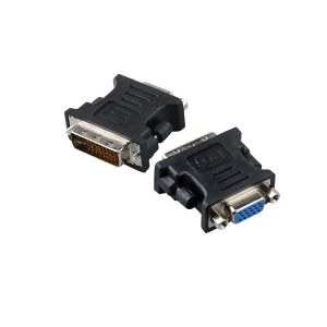 DVI-I 24 + 5 Fireann Chun Adaptóir Fireann Fireann VGA